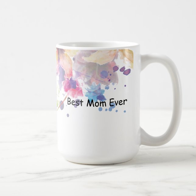 Meilleure maman Jamais Mère's Day Mug (Droite)