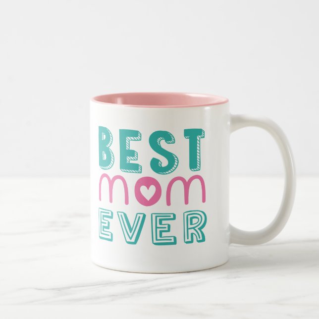 Meilleure Maman Jamais Mug À Deux Tons (Droit)