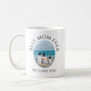 Meilleure maman jamais Mug avec photo Modern Simpl