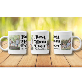 Meilleure maman Jamais Personnalisé Café Mug avec 