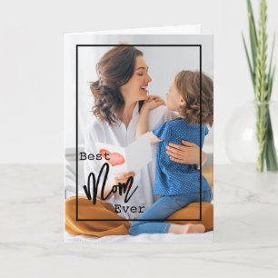 Meilleure maman jamais Photo Carte Fête des Mère