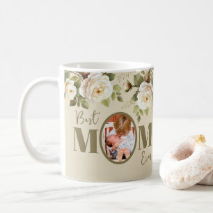 Meilleure maman jamais photo Floral Mug