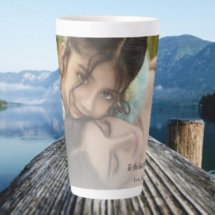Meilleure maman Jamais Photo Latte Mug