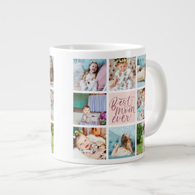 Meilleure maman jamais photo Mug Mothers Day Mug (Devant droit)