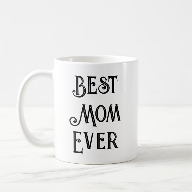 Meilleure maman Jamais Photo Mug - Personnalisé No (Gauche)