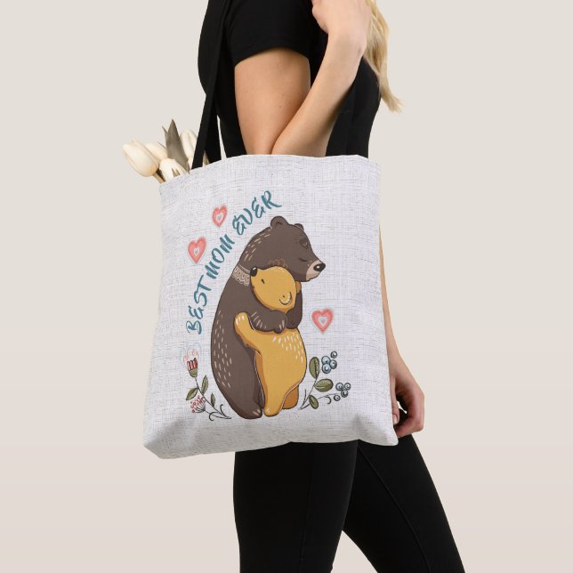 Meilleure maman jamais Sac fourre-tout, idée cadea (De près)