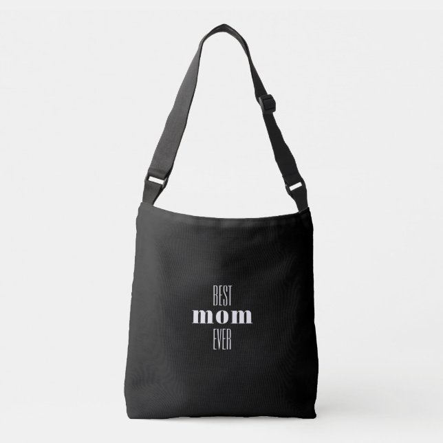 Meilleure maman jamais typographique Sac fourre-to (Devant)