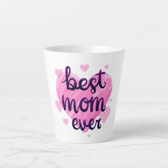 Meilleure maman Latte Mug (Devant)