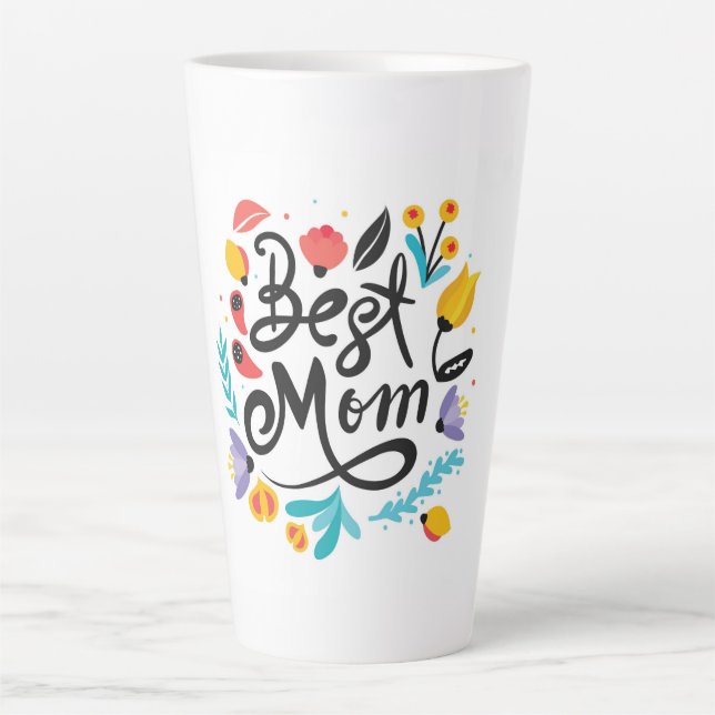 Meilleure maman Latte Mug (Devant)
