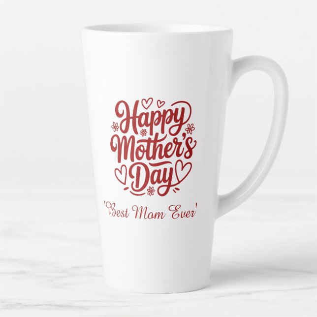 Meilleure Maman Mug Personnalisé Nom (Droite)