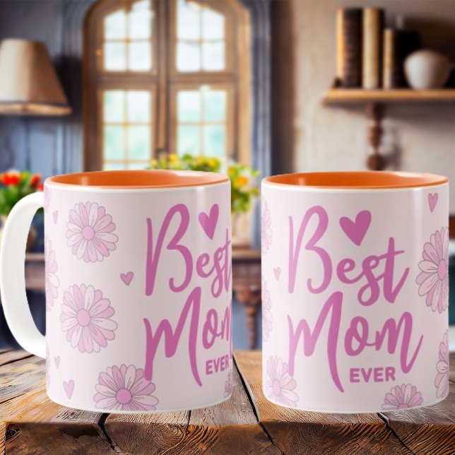 Meilleure maman rose Jamais Mère Fête Mug (Créateur téléchargé)