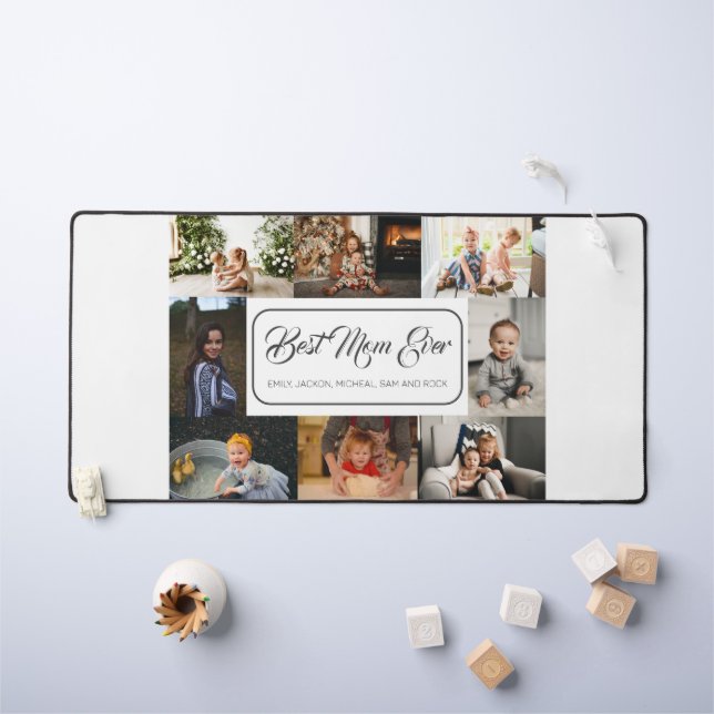 Meilleure maman toujours personnalisé 8 photo coll (Tableau pour enfants)