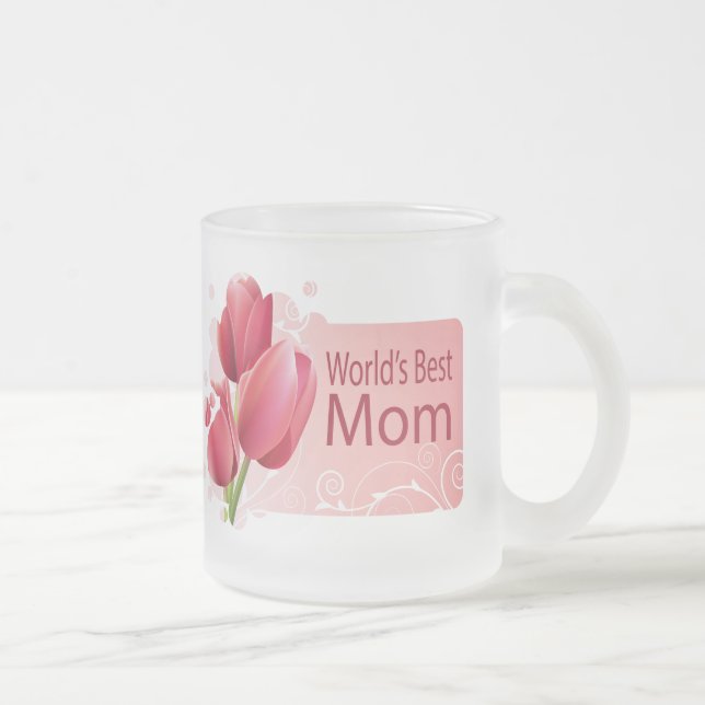 Meilleure maman Tulip Mug du monde (Droit)