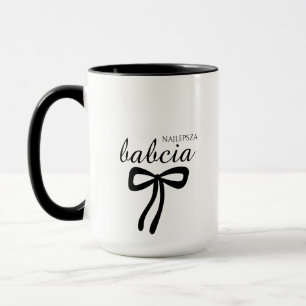 Meilleure Mamie Mug – Cadeau Polonais “Najlepsza B