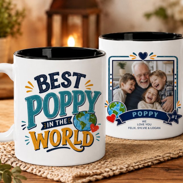 Meilleure Mémé du Monde Mug Photo (Créateur téléchargé)