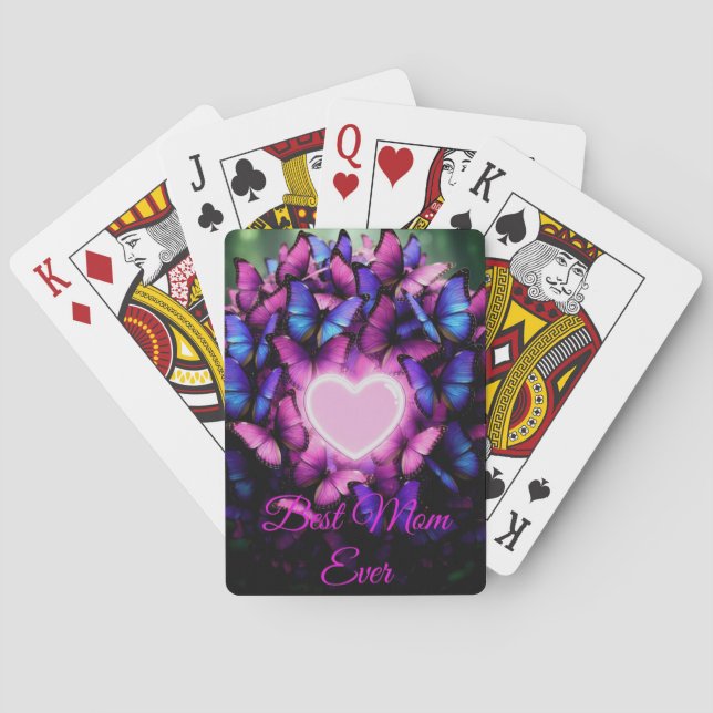 Meilleure Mère De Tous Les Temps Cartes à Jouer (dos)
