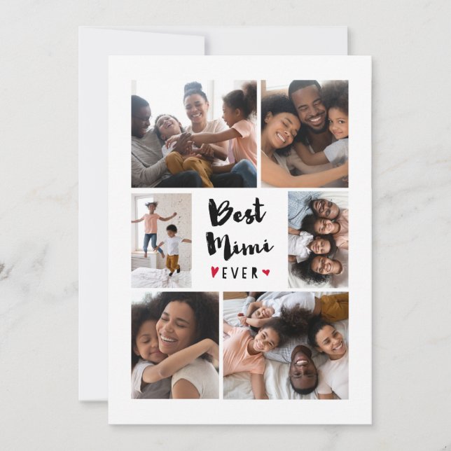 Meilleure Mimi Ever Carte de la Fête des Mères en  (Devant)