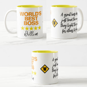Meilleure Mug Boss du monde   Nom personnalisé dev