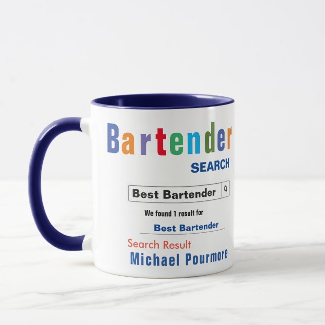 Meilleure Mug de barman sur mesure (Gauche)