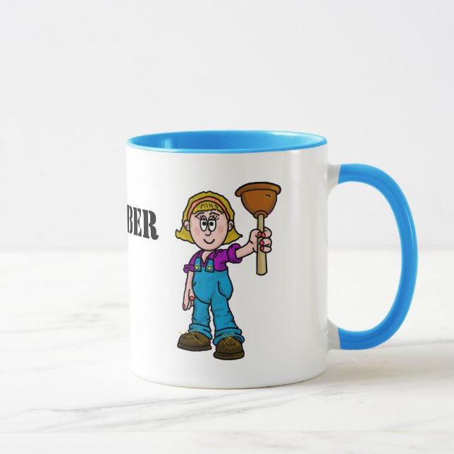 Meilleure Mug de café de plombier féminin (Droite)