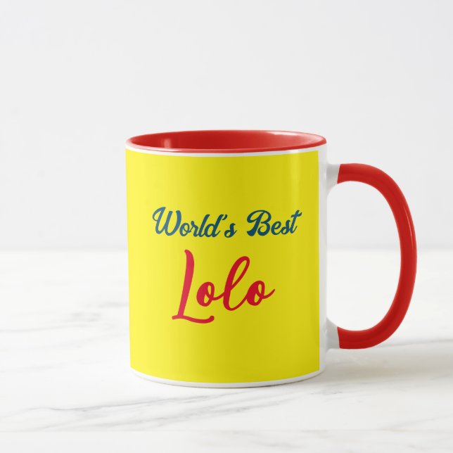 Meilleure Mug de café Lolo au monde (Droite)