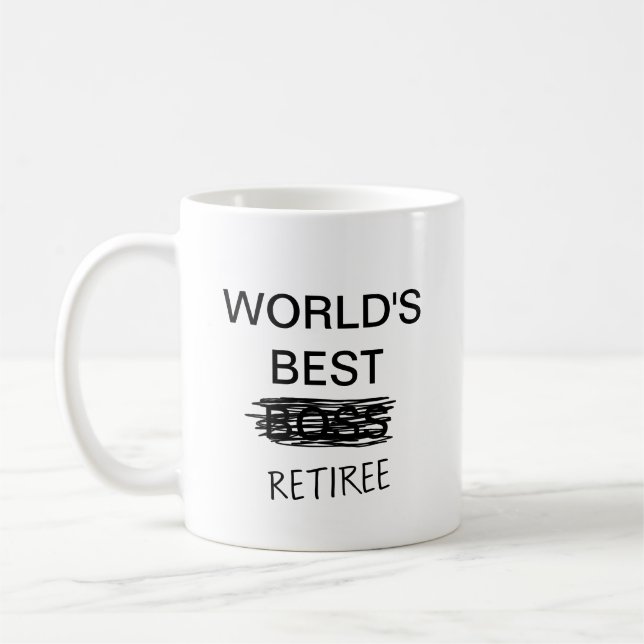 Meilleure Mug de retraite au monde (Gauche)
