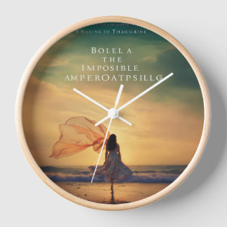 Meilleure nature matinale design design horloge mu