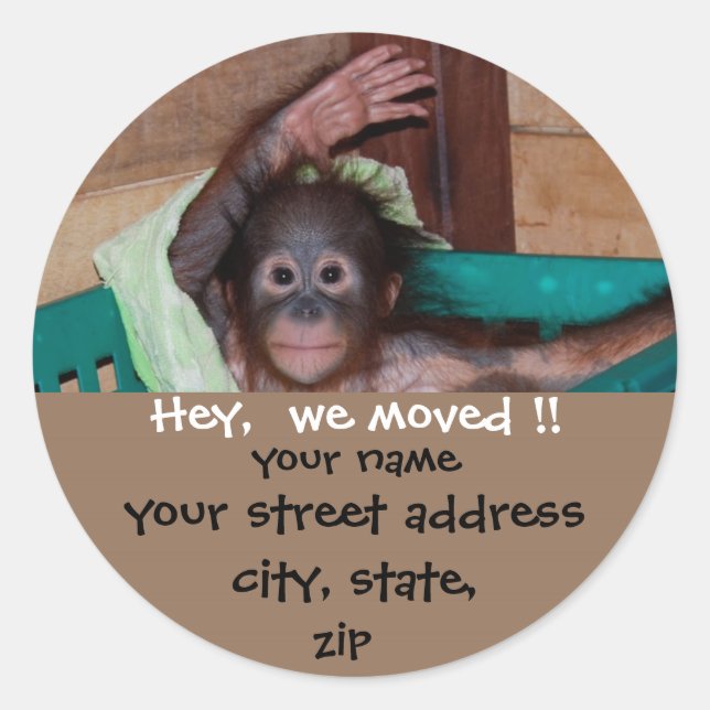 Meilleure nouvelle adresse Étiquettes de la faune (Devant)