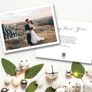 Meilleure nouvelle année jamais moderne Type Carte