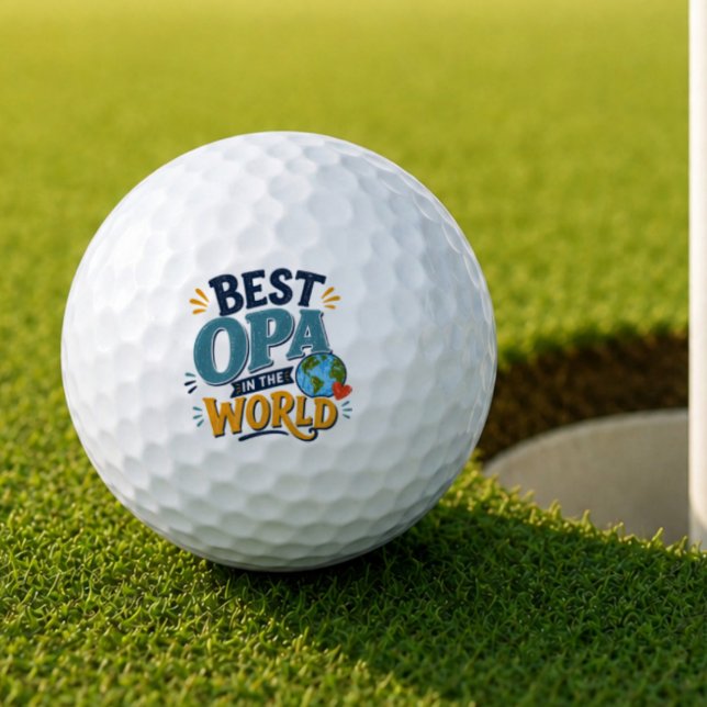 Meilleure Opa du Monde Balle de Golf (Créateur téléchargé)