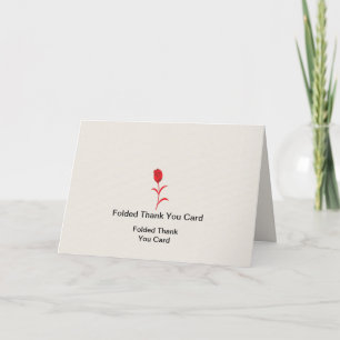 Meilleure Personnaliser Logo Texte plié Merci Cart