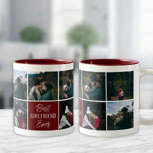 Meilleure petite amie jamais Mug à café avec photo