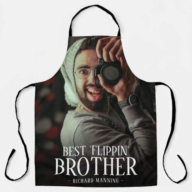Meilleure photo de frère 'Flippin' | Tablier de no (Recto)