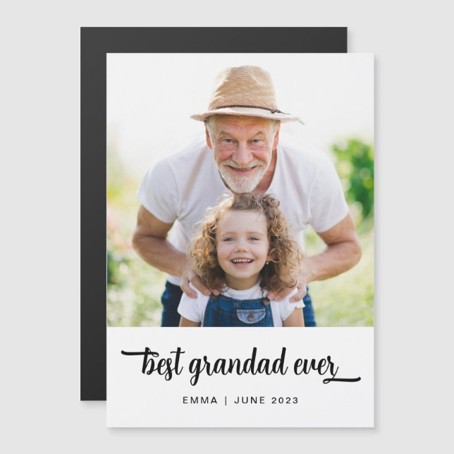 Meilleure Photo de Grand-père Ever  (Devant / Derrière)