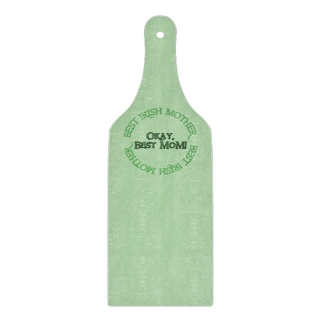 Meilleure planche à découper en verre vert pour mè (Devant)