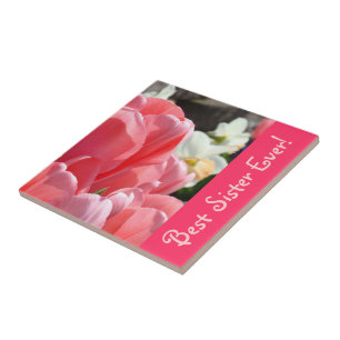 Meilleure sœur jamais ! Cadeaux Carreaux de cérami