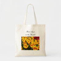 Meilleure Tante du Monde ! sacs fourre-tout Tulipe