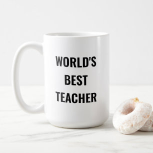 Meilleure tasse à café pour les enseignants du mon