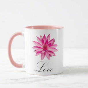 Meilleure tasse d'amour de lotus