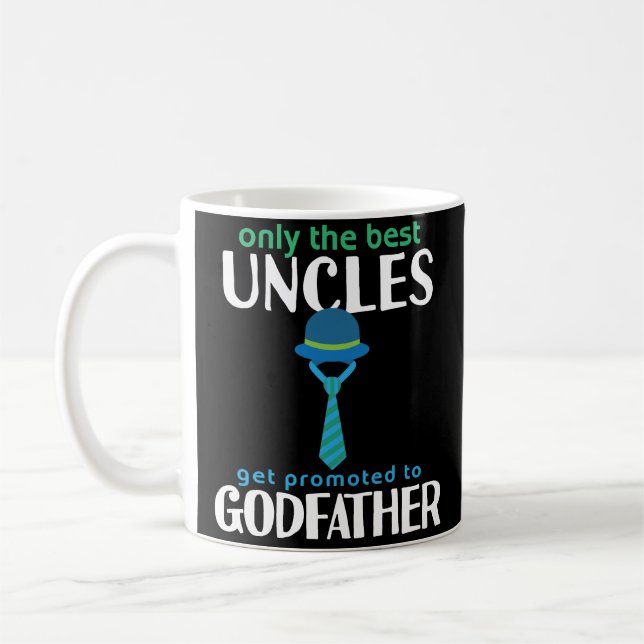 Meilleure tasse de café Godfather d'oncle Promoted (Gauche)