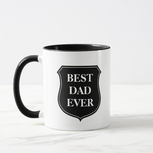 Meilleure tasse de café pour papa avec citation (Gauche)