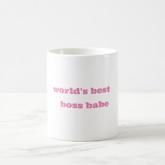 Meilleure tasse en céramique Boss Babe du monde