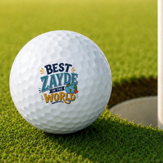 Meilleure Zayde du Monde Balle de Golf (Créateur téléchargé)