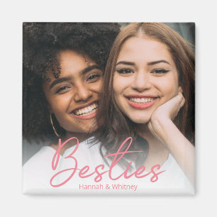 Meilleures Amies Magnet Photo personnalisé avec éc