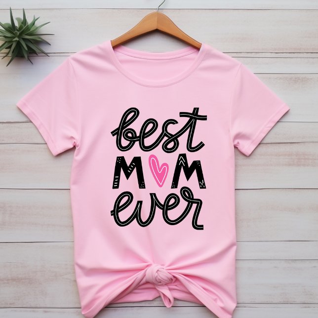 Meilleures paroles Meilleure maman Joyeux T-shirt  (Créateur téléchargé)