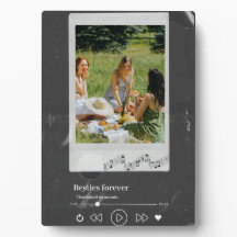 Meilleurs amis _ Besties Photo Collage Plaque