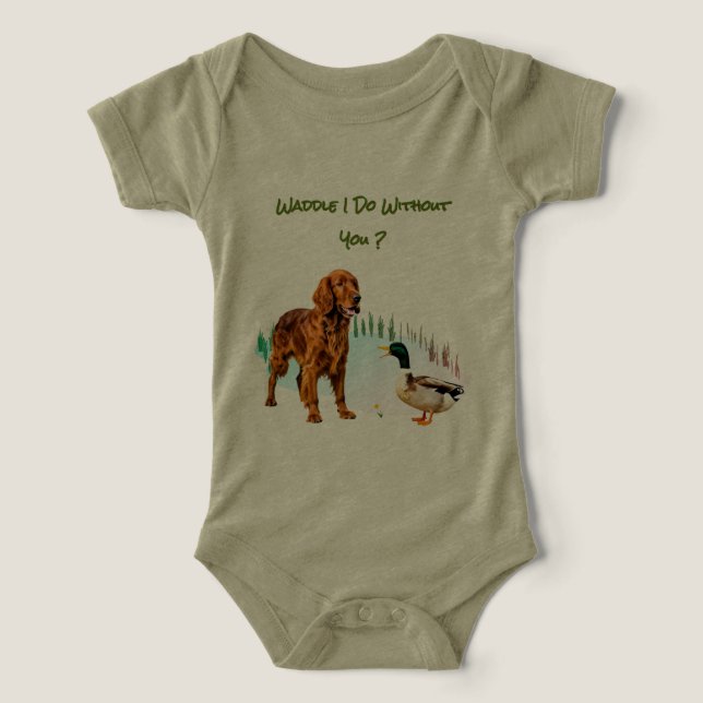 Meilleurs amis chien canard amusants  (Design Recto)