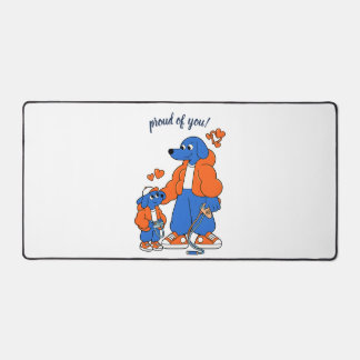 Meilleurs amis : Duo de Blue Dog père et fils ( Or