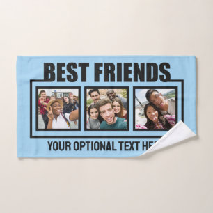 Meilleurs amis photos personnalisées, texte et cou