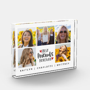 Meilleurs amis pour toujours 5 Photo Collage Bloc